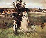Berthe Morisot: Bújócska (id: 1938) falikép keretezve