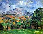 Pierre Auguste Renoir: A Sainte- Victoire hegy (id: 439) tapéta