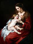 Madonna gyermekével (id: 19540) falikép keretezve