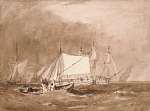 William Turner: Halászhajók (id: 22140) többrészes vászonkép