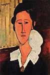Modigliani: Anna Zborowska portréja (id: 940) vászonkép
