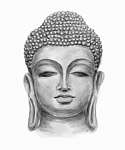 Buddha arc rajz vászonkép, poszter vagy falikép