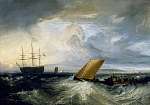 William Turner: Hullámzó tenger Nore-ból nézve (id: 22141) vászonkép