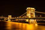 Éjszaka a lánchídra Budapesten vászonkép, poszter vagy falikép