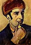 Portré Franz Marc-ról vászonkép, poszter vagy falikép