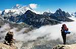 az Everest Gokyo Ri turista látványa (id: 5743) tapéta
