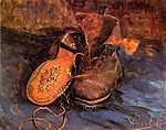 Vincent Van Gogh: Egy pár cipő (1887) (id: 346) tapéta