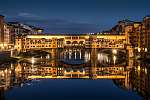 Ponte Vecchio éjjel, Firenze vászonkép, poszter vagy falikép