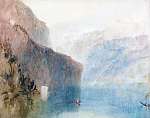 Tell kápolna, a Lucerne tónál (színverzió 1) vászonkép, poszter vagy falikép