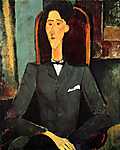 Modigliani: Jean Cocteau (id: 952) falikép keretezve