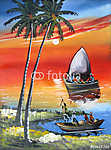 Afrika partjainál vászonkép, poszter vagy falikép