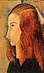 Modigliani: Jeanne Hebuterne portréja, No.5. (id: 955) falikép keretezve