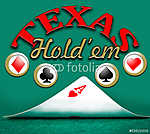 póker texas hold'em vászonkép, poszter vagy falikép