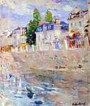 Pierre Auguste Renoir: Bougivalban az ég (id: 1961) falikép keretezve