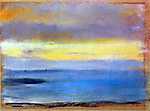 Paul Cézanne: Tengerpart naplementében (id: 861) vászonkép