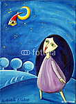 Lány a Holdfényben vászonkép, poszter vagy falikép