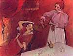 Edgar Degas: Hajfésülés (id: 862) poszter