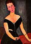 Modigliani: Mrs van Muyden portréja (id: 962) vászonkép