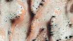 Szárazjég az északi sark dűnéin, Mars felszín (id: 22064) falikép keretezve