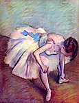 Balett- táncosnő, No. 2. vászonkép, poszter vagy falikép