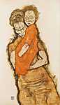 Egon Schiele:  (id: 3067) falikép keretezve
