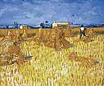 Vincent Van Gogh: Aratás Provence-ban (id: 367) falikép keretezve
