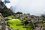 Machu Picchu, az ősi inka város Andoknál, Peru vászonkép, poszter vagy falikép