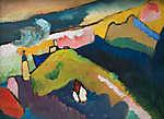 Robert Delaunay: Murnau látképe templommal (id: 19469) tapéta