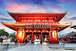 Tokió - Japán, Asakusa templom vászonkép, poszter vagy falikép