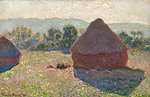 Claude Monet: Szénaboglyák, délben  (1890) (id: 2970) vászonkép