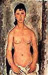 Modigliani: Elvira (id: 970) falikép keretezve