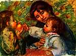 Jean Renoir és Gabrielle vászonkép, poszter vagy falikép