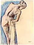 Edgar Degas: Nő fürdés után (id: 876) vászonkép