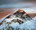 Éjszakai kilátás az Everestről Kala Pattharról vászonkép, poszter vagy falikép