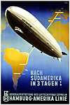 Utazás Zeppelinen (id: 1178) többrészes vászonkép