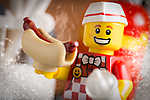 LEGO Characters - Hot dogot? vászonkép, poszter vagy falikép