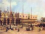 Canaletto: A Szent Márk tér (id: 979) tapéta