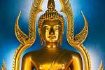 arany buddha szobor vászonkép, poszter vagy falikép