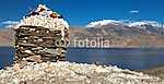 Skyumpata község - Gyönyörű falu Zanskar túrán vászonkép, poszter vagy falikép