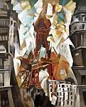 Robert Delaunay: Eiffel-torony (1911) (id: 21382) tapéta