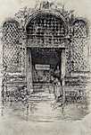 James McNeill Whistler: Az ajtóban (id: 1984) bögre