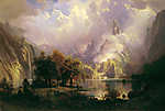 Albert Bierstadt:  (id: 3684) falikép keretezve