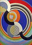 Robert Delaunay: Ritmus No.:2 (id: 21385) többrészes vászonkép