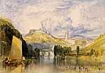 Winslow Holmer: A Dart folyó, Totnes-nál (id: 2585) falikép keretezve