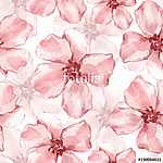 Floral seamless pattern. Watercolor background with delicate  fl (id: 14090) tapéta