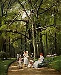 Edouard Manet: Sétány a Park Monceauban (id: 12091) poszter