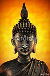 Buddhasur szobra világos háttér vászonkép, poszter vagy falikép