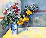 Gustave Caillebotte: Csendélet, virágok vázában (id: 494) poszter