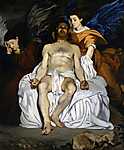 Edouard Manet: A halott Krisztus és az angyalok (1864) (id: 2795) vászonkép