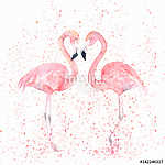Flamingó pár vászonkép, poszter vagy falikép
